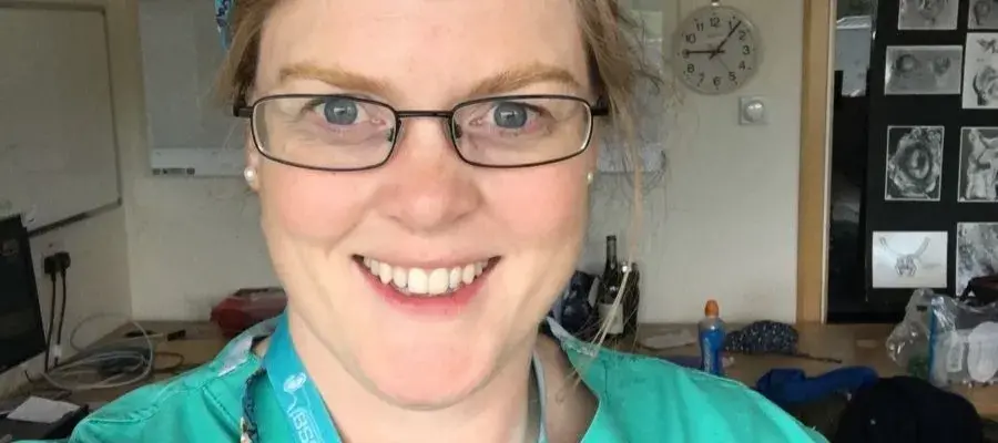 lucy whitaker in scrubs
