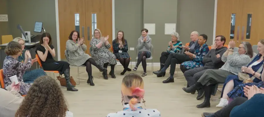 Flow Right group in conversation