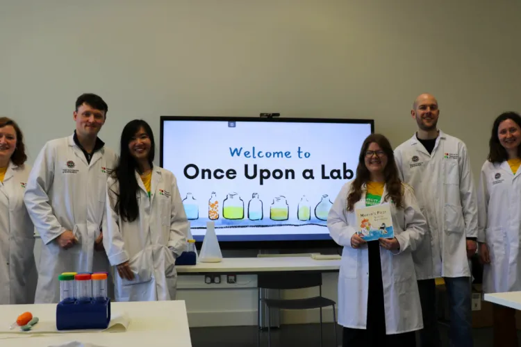 A group photo of all 3 workshop deliverers