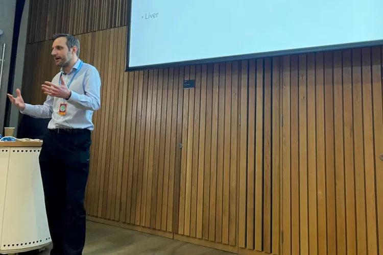 David Baird presenting 