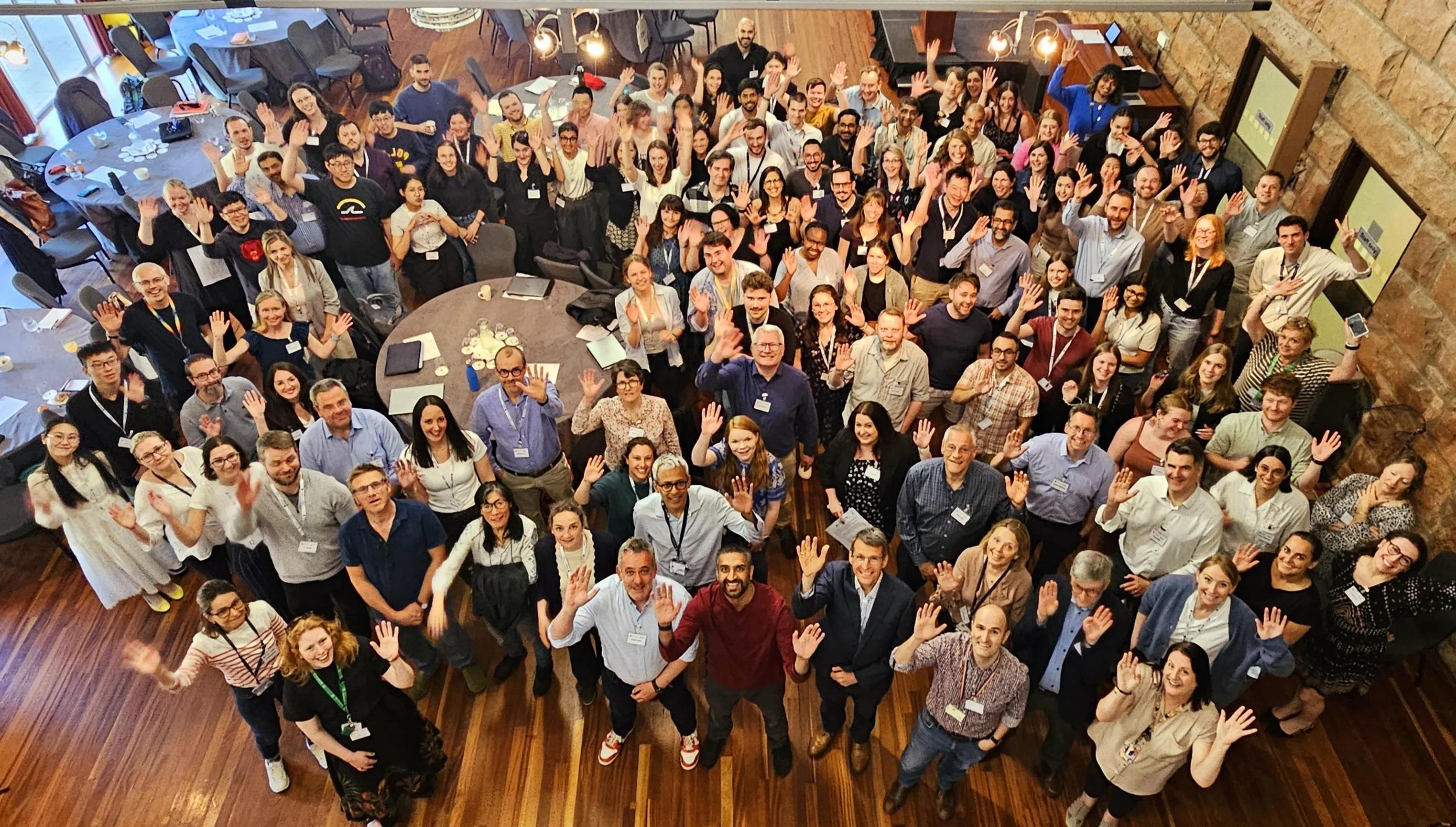 CIR group photo, taken at the 2025 Away Day at South Hall, Pollock Halls