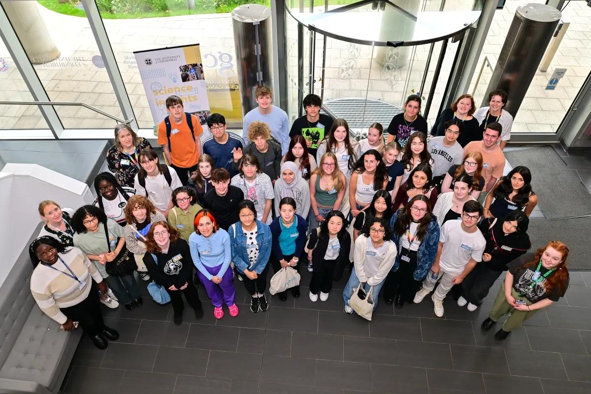 Group photo of Science Insights students