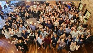 CIR group photo, taken at the 2025 Away Day at South Hall, Pollock Halls