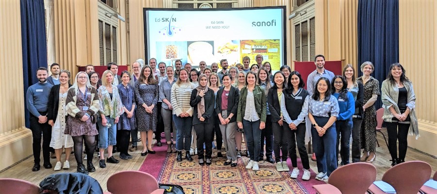 Group shot of Edinburgh Skin Network's first symposium